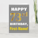 Search for 73 cards 73 years old