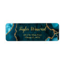Search for blue marble return address labels Bridal shower