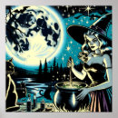 Search for antique moon posters Halloween