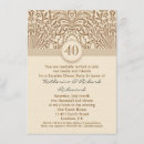 Search for 40 year anniversary invitations Flowers