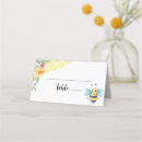 Search for bee place cards Yellow