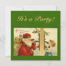 Search for vintage santa claus invitations Merry