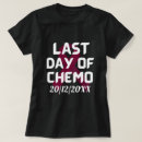 Search for breast cancer chemotherapy chemo tshirts Last day of chemo