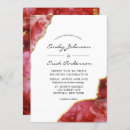Search for crystal wedding invitations Red
