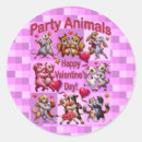 Search for valentine animal stickers Cute animals