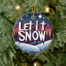 Search for let it snow christmas tree decorations Winter