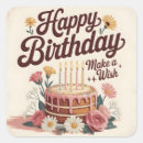 Search for birthday wishes stickers Vintage