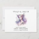 Search for woodland fairy save the dates Enchanted