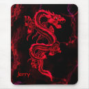 Search for dragon mousepads Red