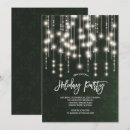 Search for string lights christmas invitations Green