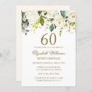 Search for rustic 60th birthday invitations Gold