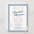 Search for chevron bridal shower invitations Navy