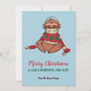 Search for sloth christmas cards Funny