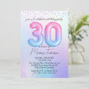 Search for iridescent invitations Glitter