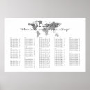 Search for table assignment posters Black and white