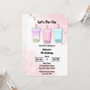 Search for bubble tea invitations Pink