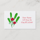 Search for bouquet business cards Red roses