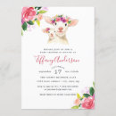 Search for lamb baby shower invitations Watercolor