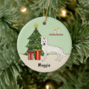 Search for white german shepherd christmas tree decorations Festive
