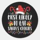 Search for cookies for santa stickers Funny