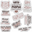 Search for motivational cat stickers Cute