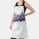 Search for live forever aprons Typography