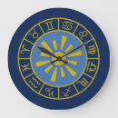 Search for gold sun clocks Zodiac