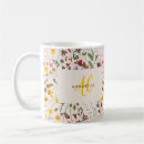 Search for floral monogram mugs Typography