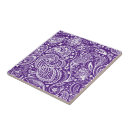Search for paisley pattern tiles Purple