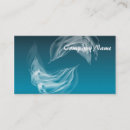 Search for ocean waves business cards Dolphin