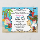 Search for mermaid and pirate birthday invitations Boy