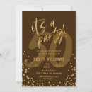 Search for dark brown invitations Typography