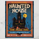 Search for haunted house flyers Halloween