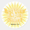 Search for let your light shine stickers Jesus