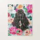 Search for cocker spaniel puzzles Floral