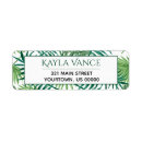 Search for banana leaf return address labels Floral