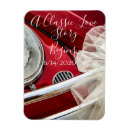 Search for classic car save the dates Red