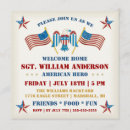 Search for patriotic welcome home invitations Soldier