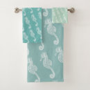 Search for seahorse bath towels Green