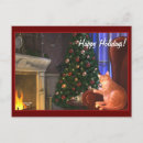 Search for orange cat christmas cards Black