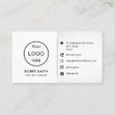 Search for instagram icon business cards Professional white