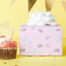 Search for magical unicorn birthday wrapping paper Rainbow