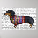 Search for vintage dachshund posters Flowers