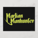 Search for martians postcards Green