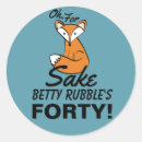 Search for fox round stickers For fox sake