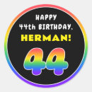 Search for rainbow name stickers Happy birthday