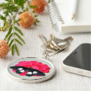 Search for black butterfly round key rings Flower