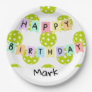 Search for pickleball plates Birthday