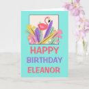 Search for pink flamingo birthday cards Girly
