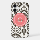 Search for coral and grey iphone cases Ikat